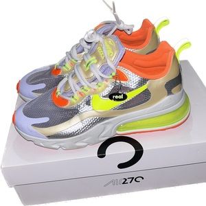 Women’s Nike Air Max React Muslin-Volt Lavender Mist size 7